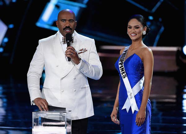 Missnews Steve Harvey Said His 2015 Miss Universe Pageant Mistake Was The Worst Week And