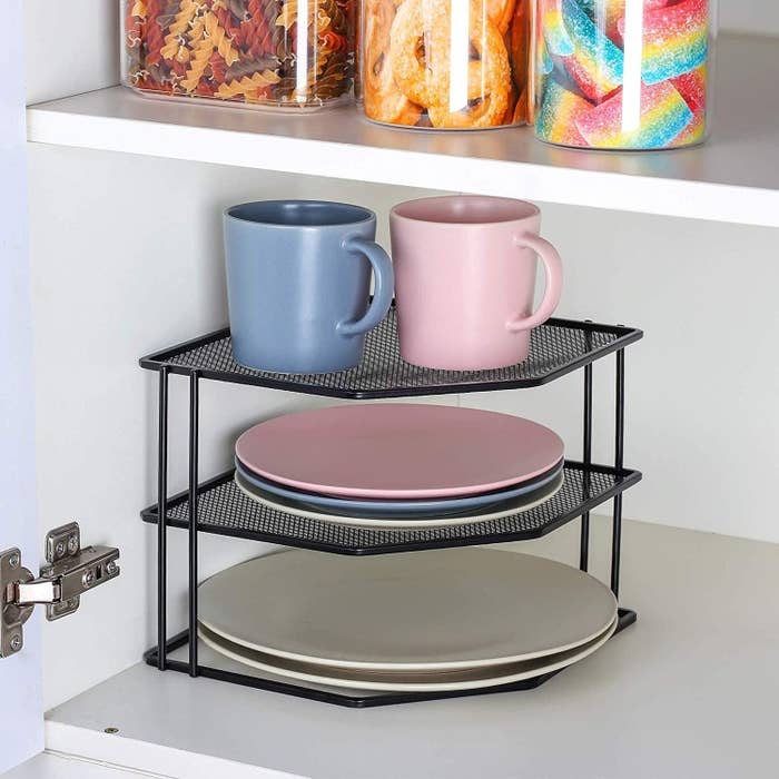 Three  finds to help organize your cup cabinet🙌🏼 We all