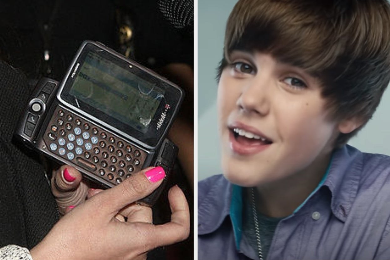 Sidekick Phone and Justin Bieber 