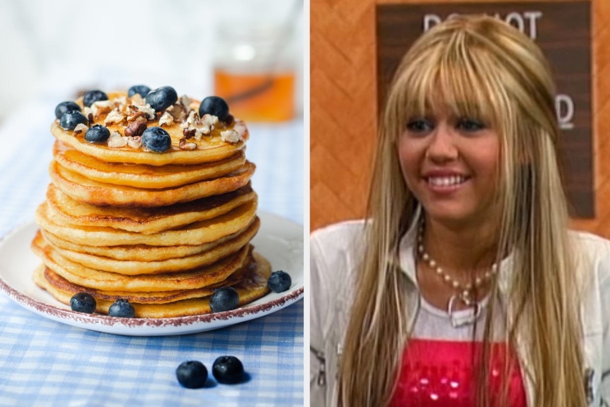 Pancakes and Hannah Montana 