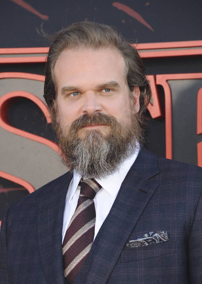 David Harbour at the Stranger Things 3 premiere 