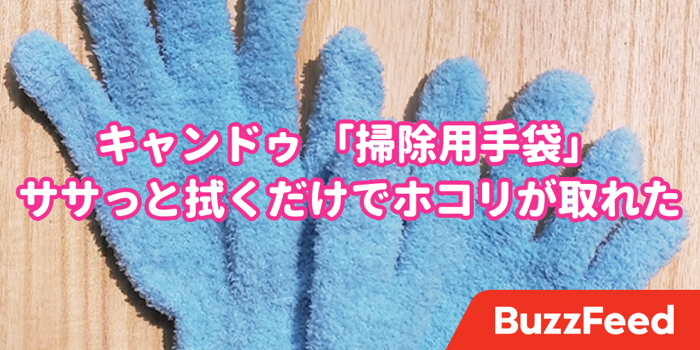 こんなホコリだらけの部屋で生活していたのか キャンドウの お掃除手袋 で家がめっちゃ綺麗になった