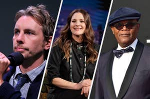 Dax Shepherd, Drew Barrymore, and Samuel L. Jackson