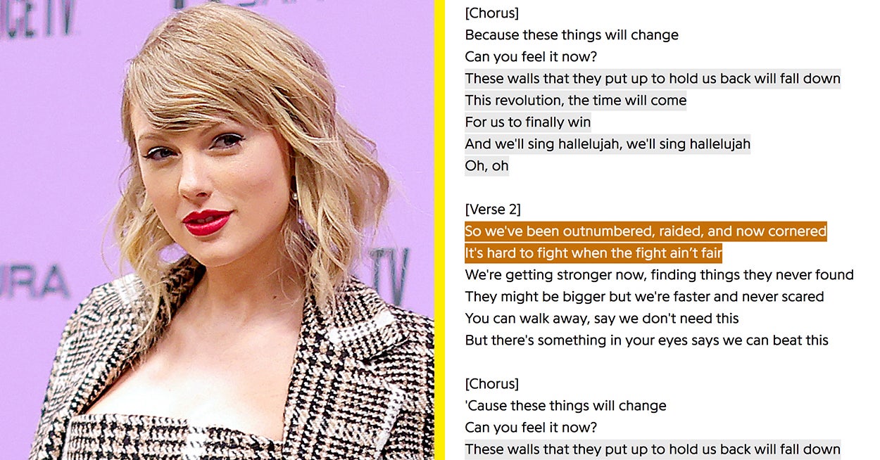 Taylor Swift’s recorded “Change” takes on a new meaning