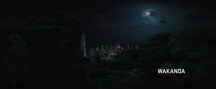 Wakanda cityscape 