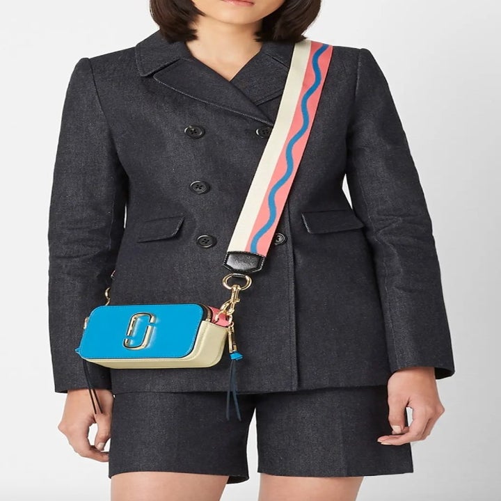 The colorful Marc Jacobs purse