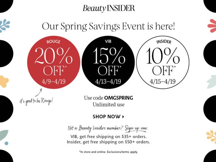 A Sephora ad