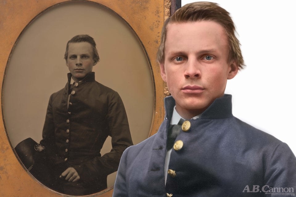 HD restoration of a Civil War soldier