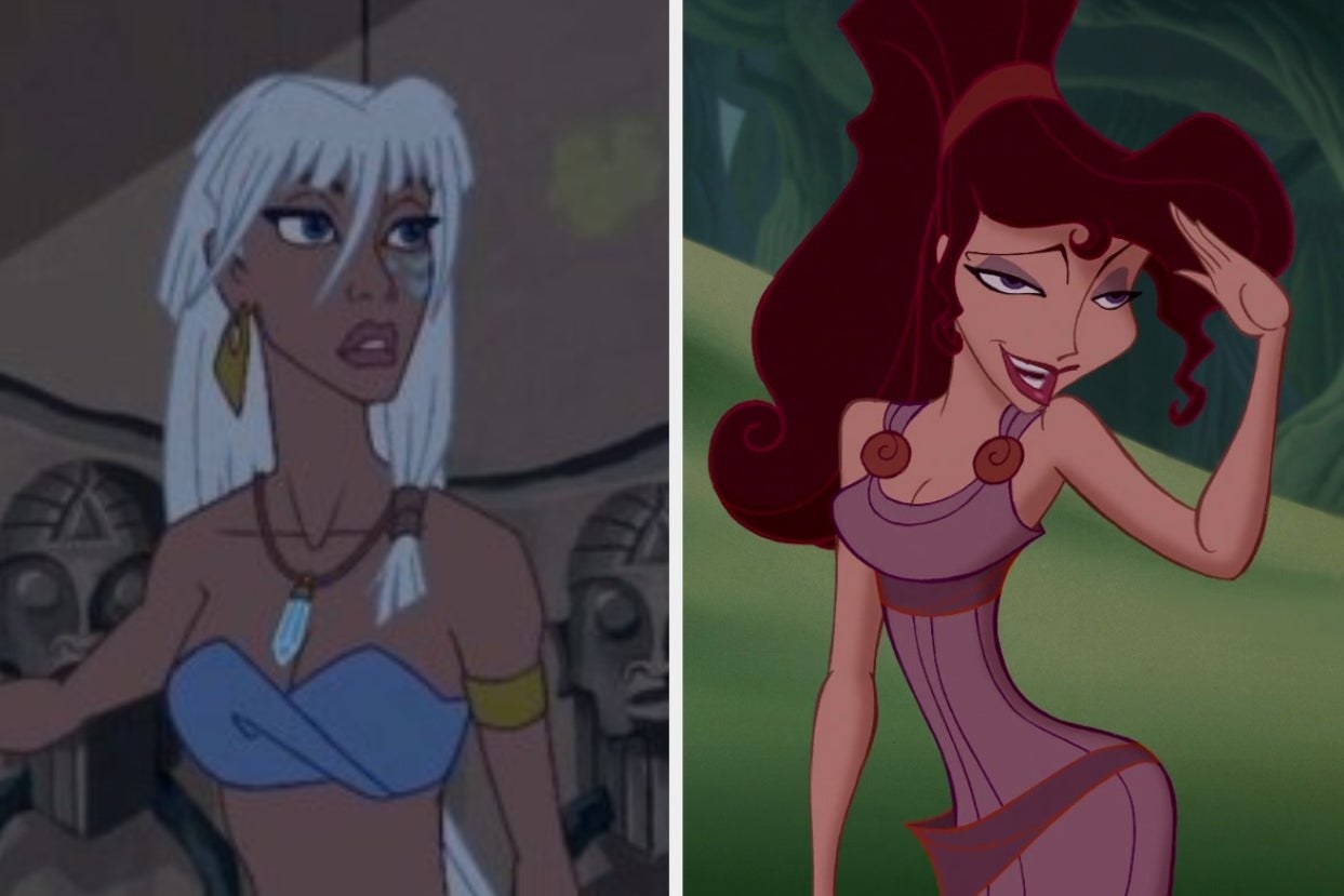 Kida from &quot;Atlantis&quot; and Meg from &quot;Hercules&quot; 