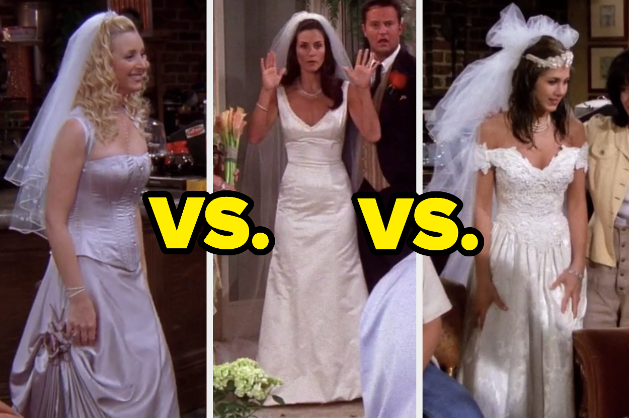 Am I the only one who thinks Monica's original dress was way prettier than  the one she ended up with? : r/howyoudoin