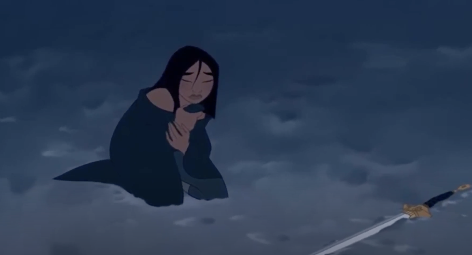 Mulan in the snow