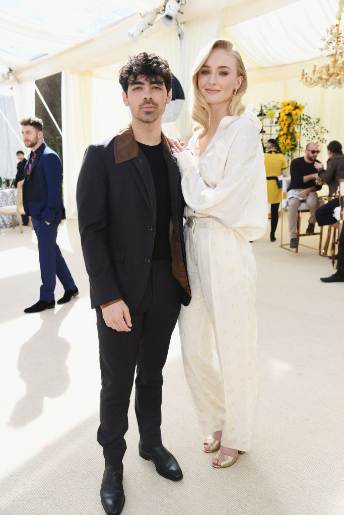 joe jonas and sophie turner at roc nation brunch event