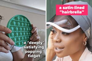 fidget and hairbrella