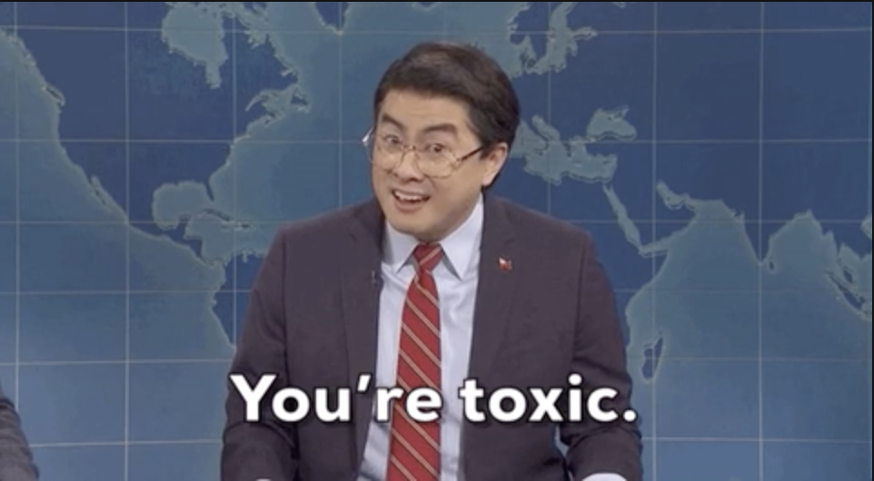 Bowen Yang on SNL saying, &quot;you&#x27;re toxic&quot;