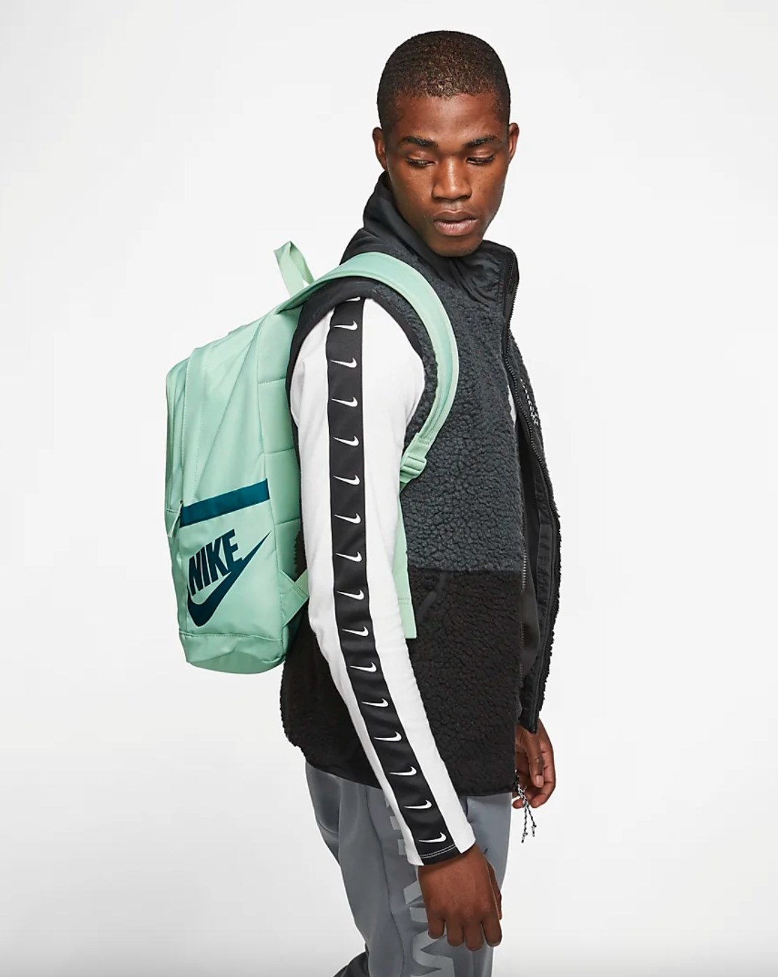 The all-access backpack in light green 