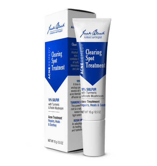 The tube of the spot treatment 