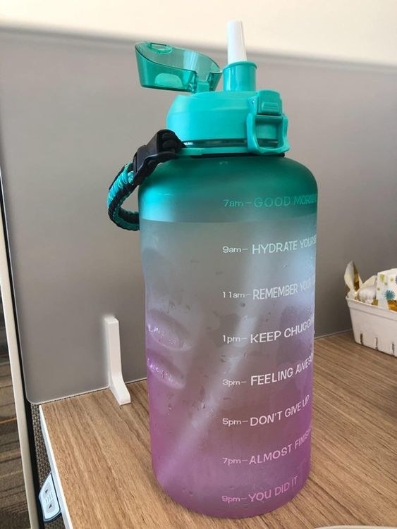 The water bottle
