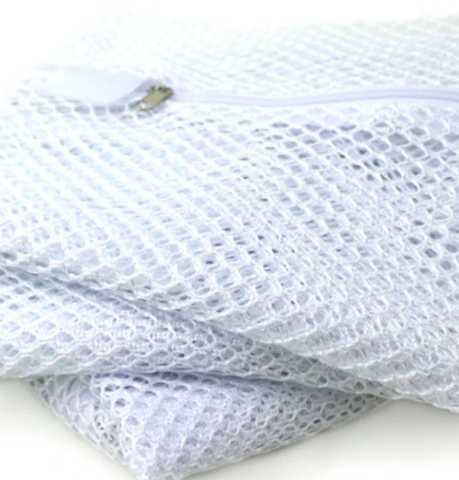 Closeup of mesh bag 