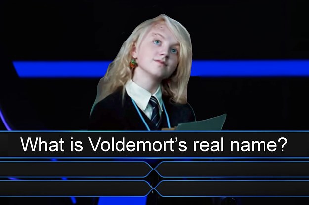 Luna Lovegood on Who Wants to Be a Millionaire with the question,