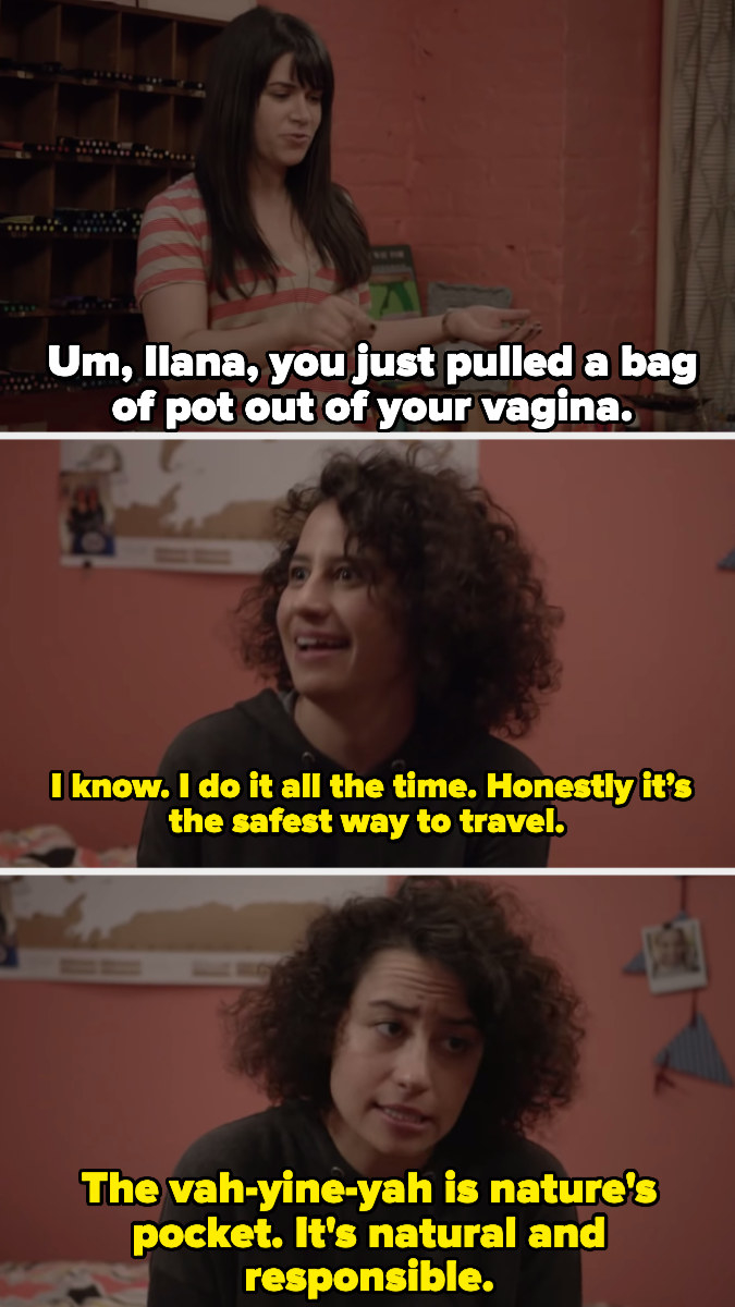 Ilana keeping weed in her vagina