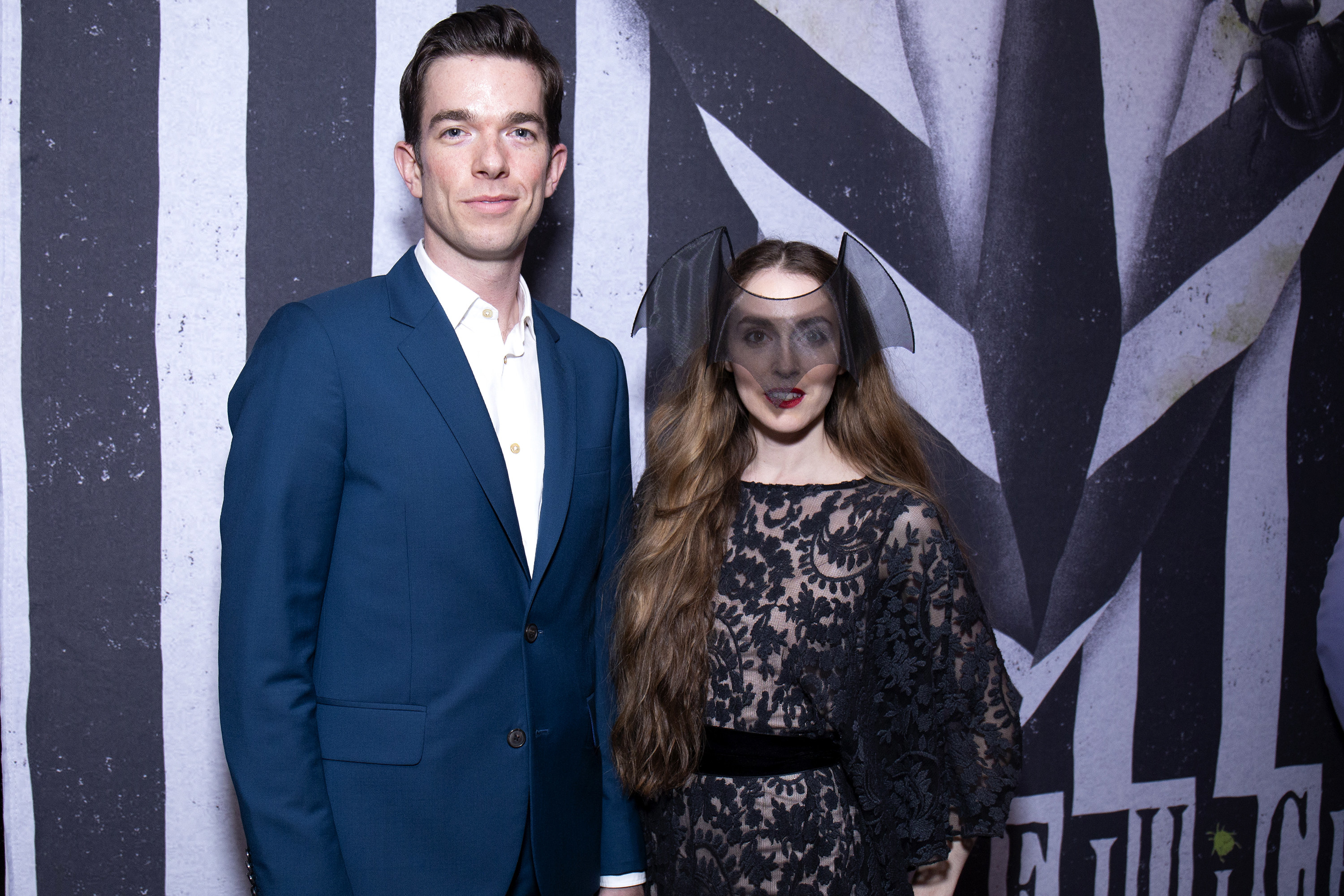 Mulaney and Tendler at the opening night of Beetlejuice in April 2019