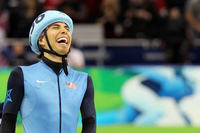 Apolo Ohno on ice