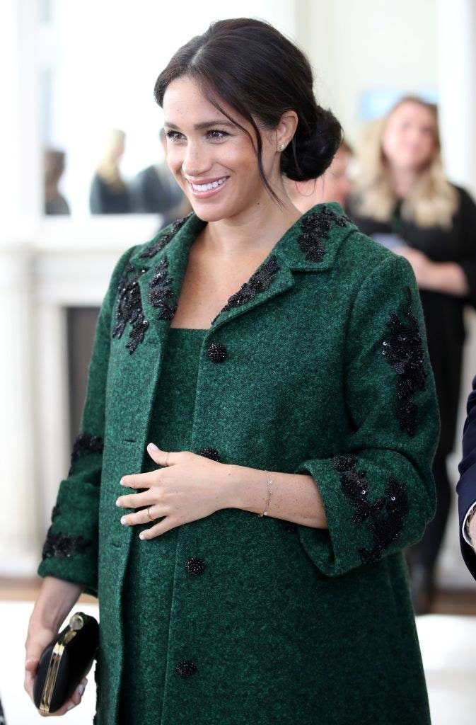 Meghan Markle attends a Commonwealth Day Youth Event at Canada House with Prince Harry