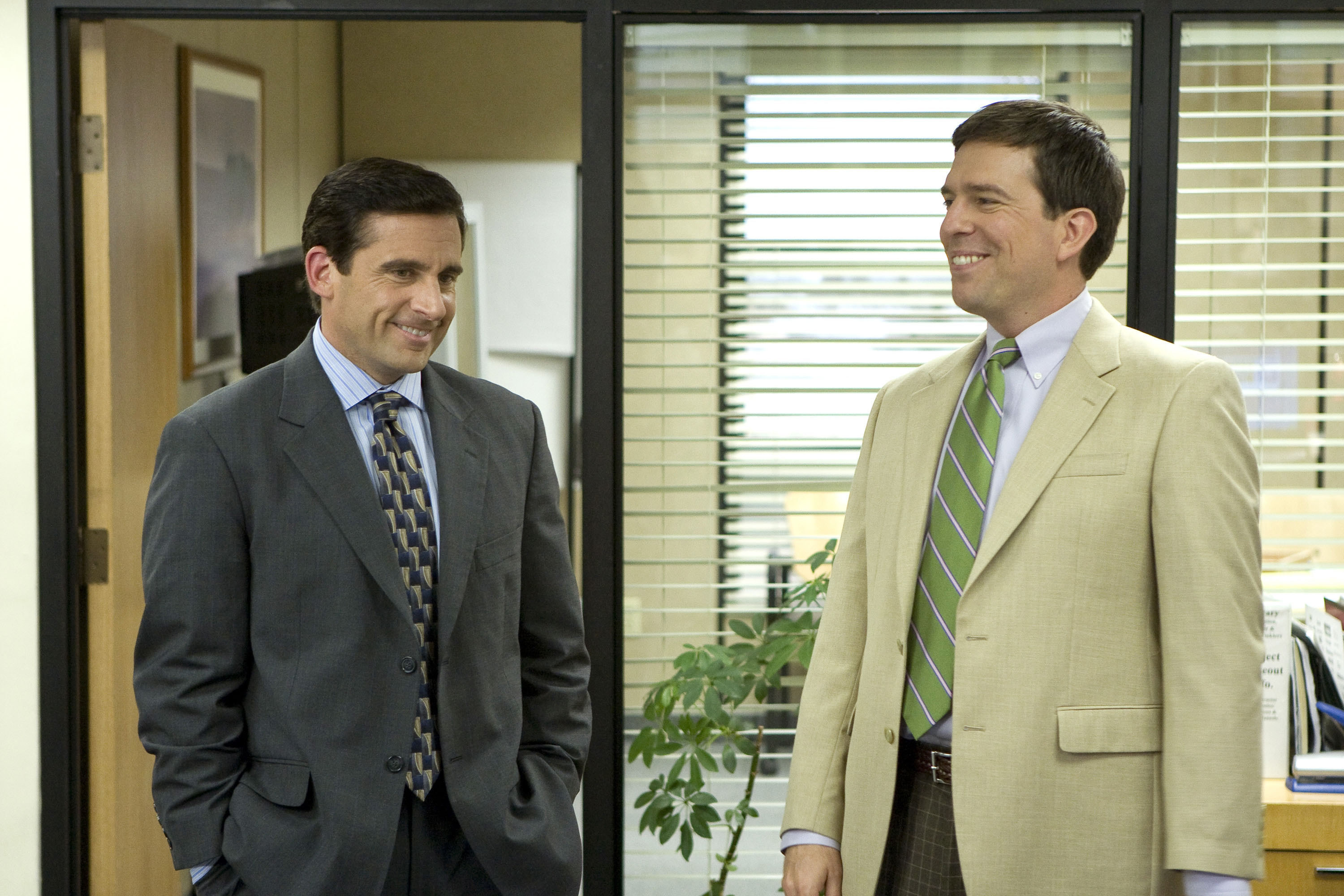 Ed Helms and Steve Carrell in The Office