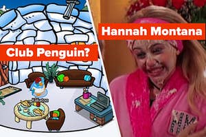 Club Penguin和Hannah Montana