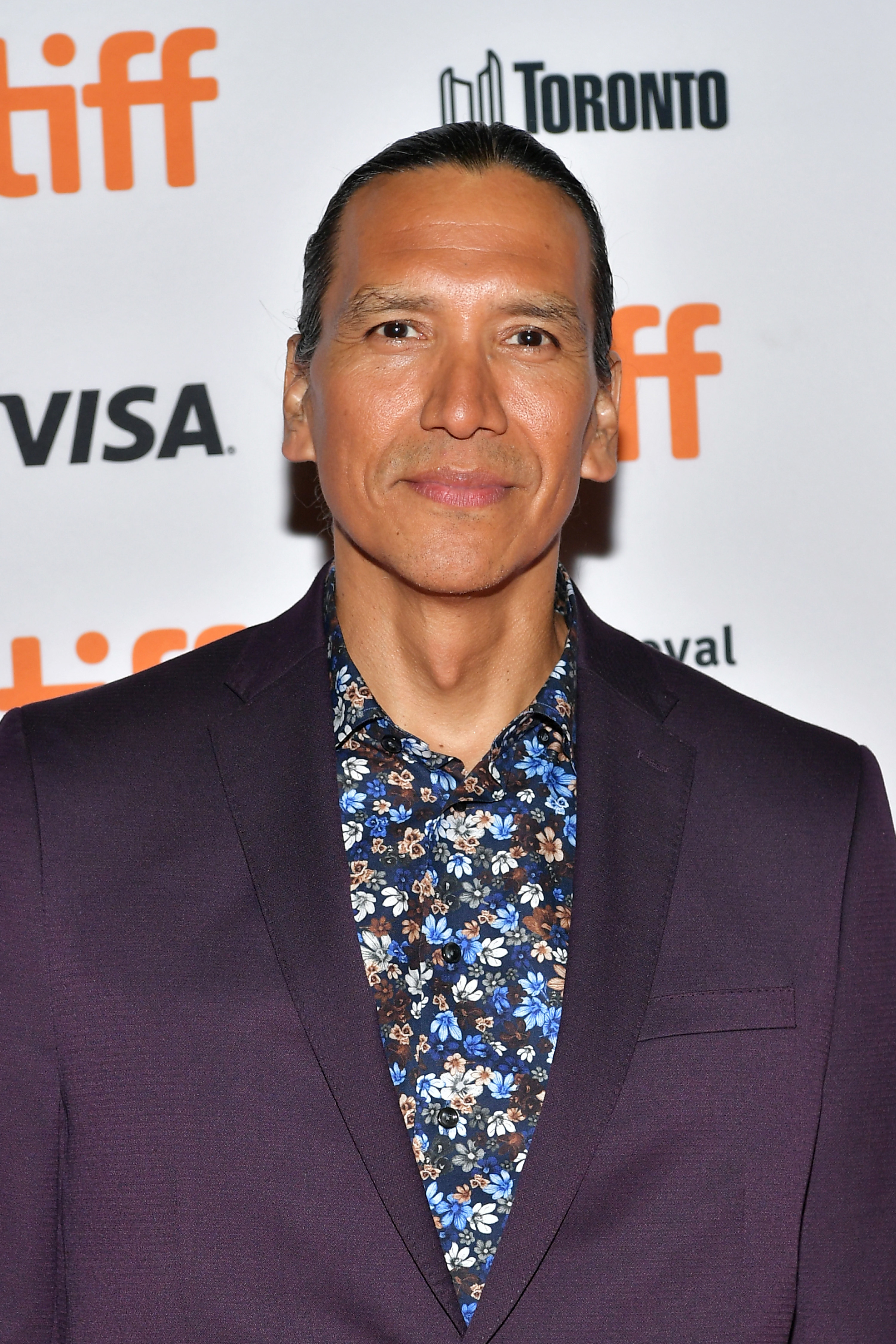 Michael Greyeyes on the red carpet