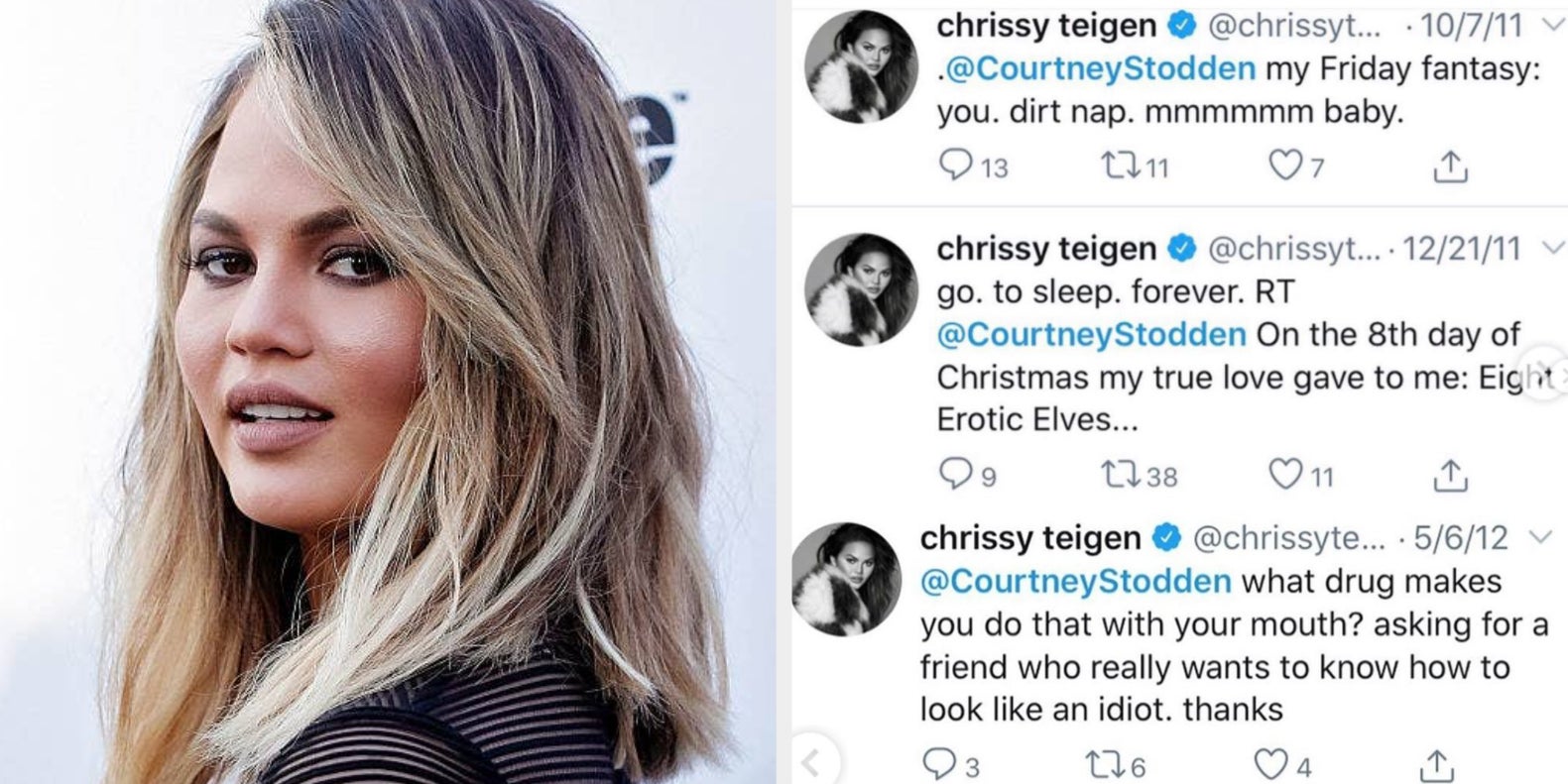 pics Chrissy Teigen Tweets Buzzfeed chrissy teigen bullies courtney stodden