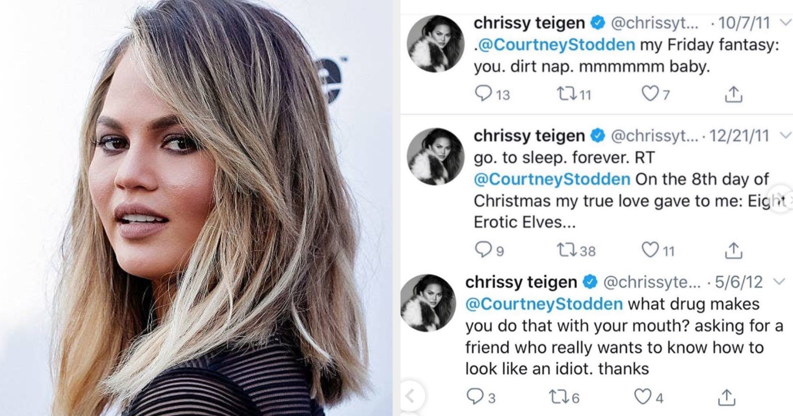 Chrissy Teigen Bullies Courtney Stodden In Old Tweets