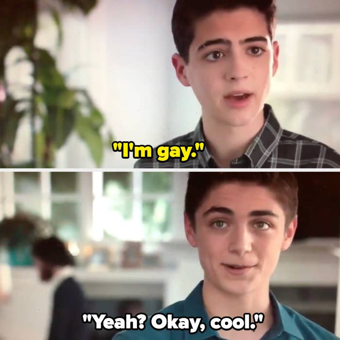 Cyrus telling Jonah that he's gay on Andi Mack