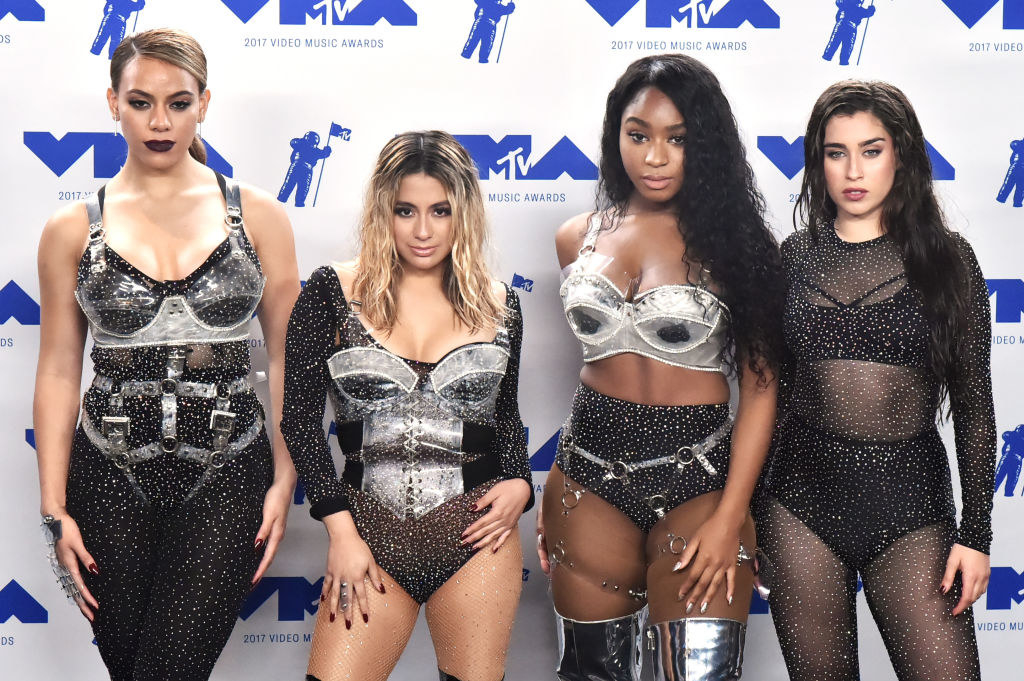 Dinah Jane, Ally Brooke, Normani Kordei, and Lauren Jauregui at 2017 MTV Video Music Awards