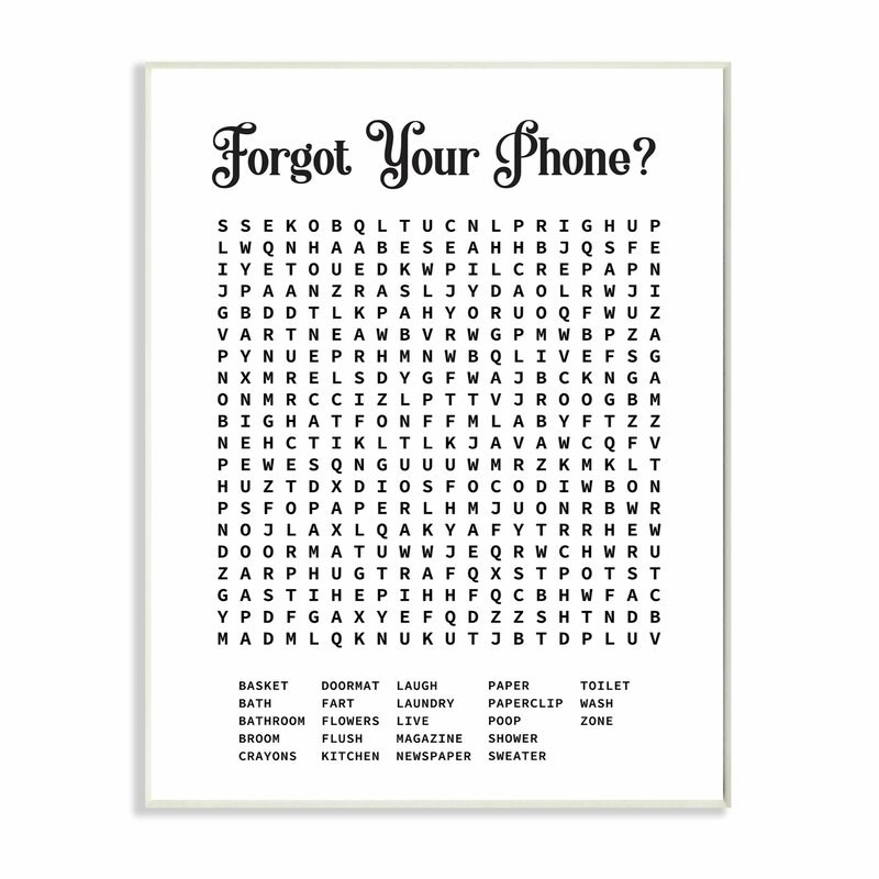 Crossword puzzle print