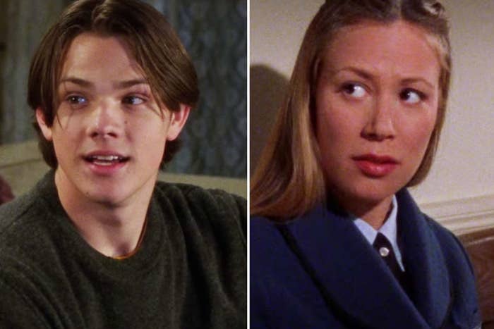 Dean and Paris from "Gilmore Girls"