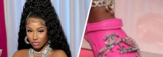 Nicki Minaj Women's Girls Leopard Removable Pink Strap Clutch Purse Size  12”x7”