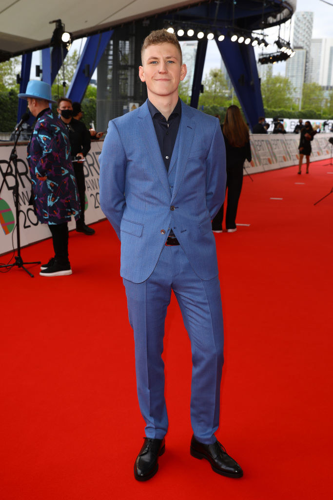 Nathan Evans arrives at The BRIT Awards 2021