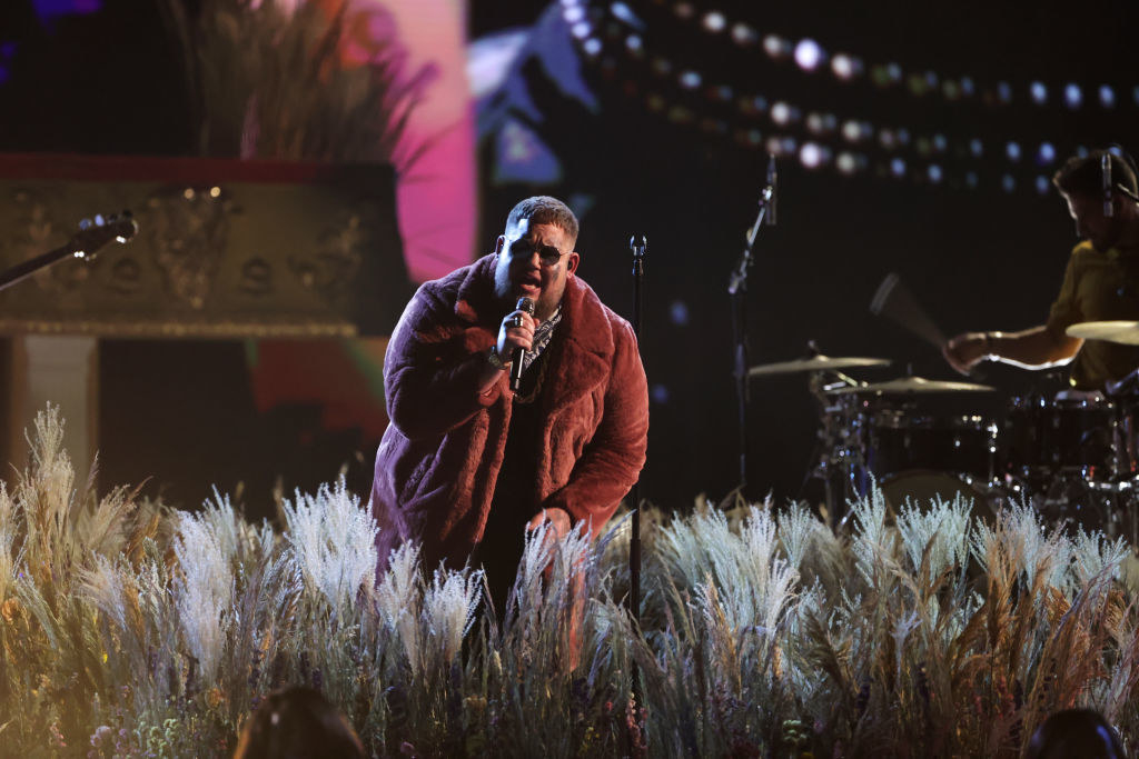 Rag&#x27;n&#x27;Bone Man performs at The BRIT Awards 2021