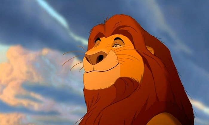 James Earl Jones as Mufasa in the movie &quot;The Lion King.&quot;