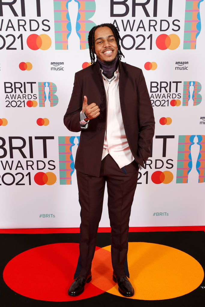 AJ Tracey attends The BRIT Awards 2021 