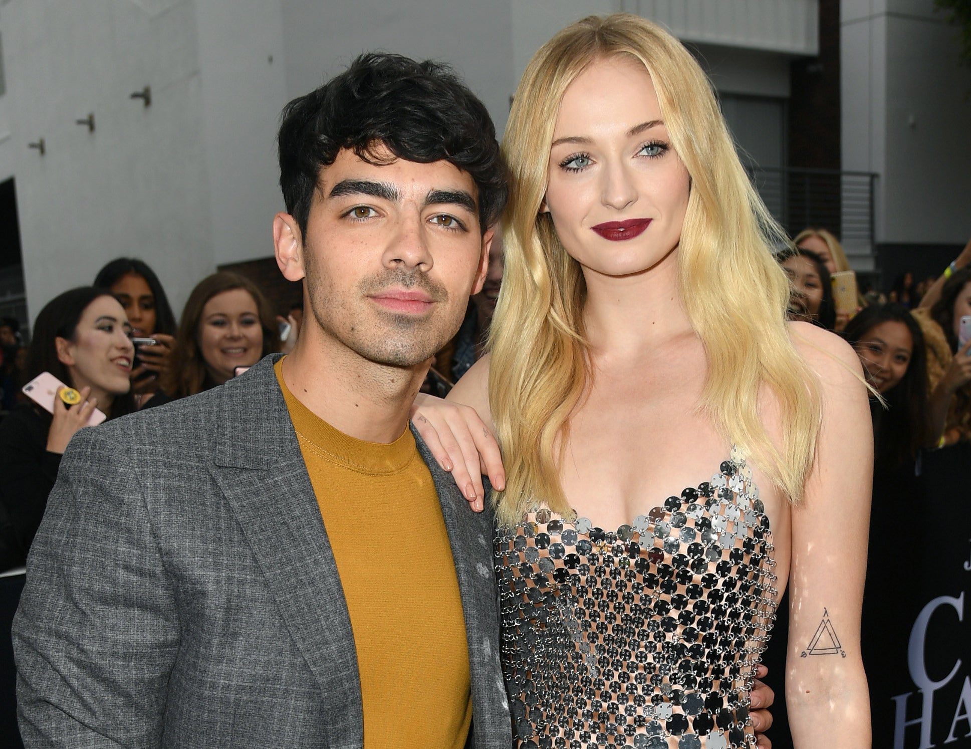 Sophie poses with Joe
