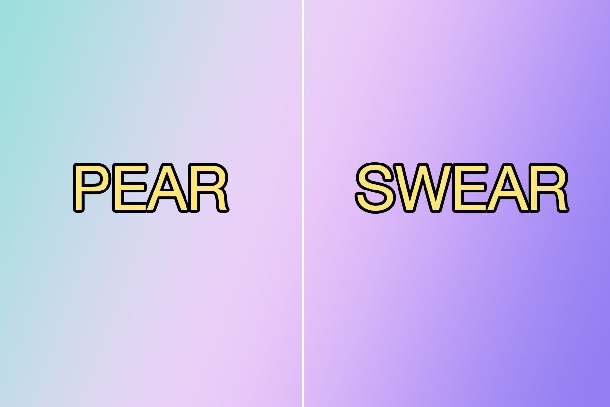 Pear or swear 