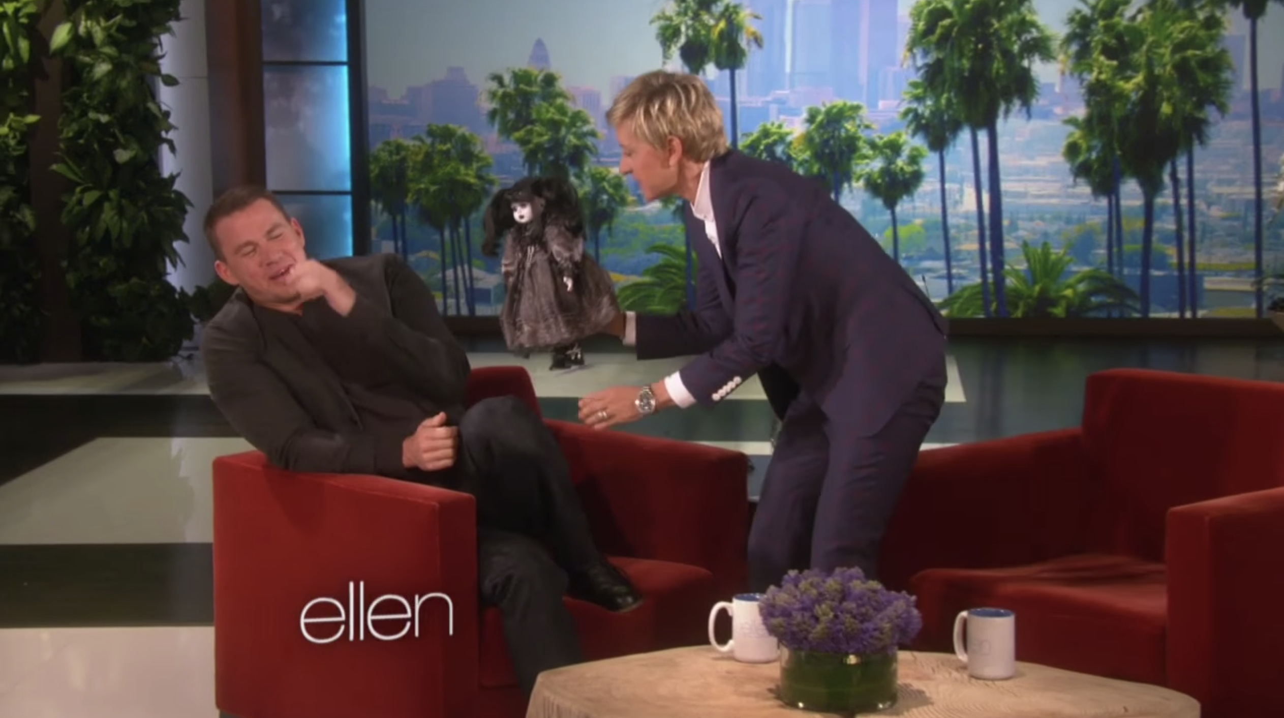  Channing Tatum appearing on The Ellen Show