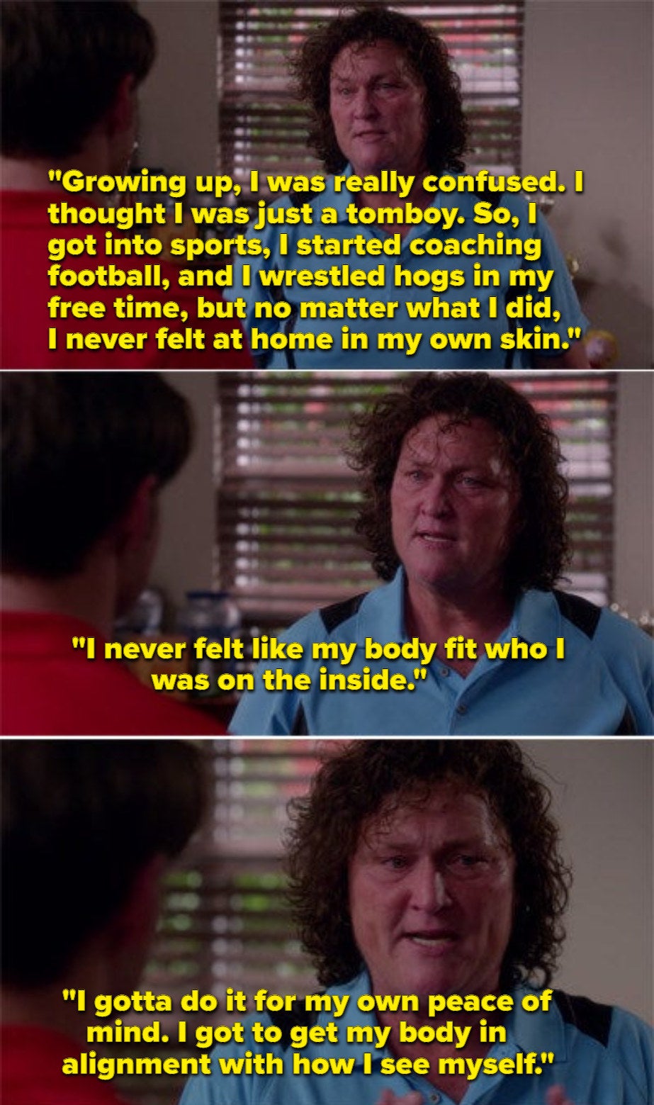 Coach Beiste coming out as trans