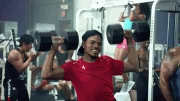 Chance the Rapper working out