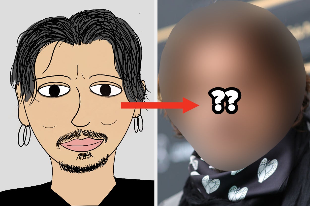 Who is this person with straggly hair and earrings