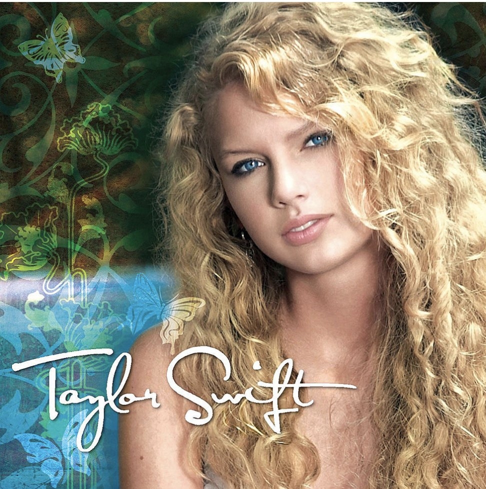 Photo of Taylor Swift&#x27;s debut album cover