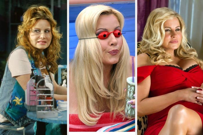 Jennifer Coolidge in "Legally Blonde", "Cinderella Story", and "American Pie"