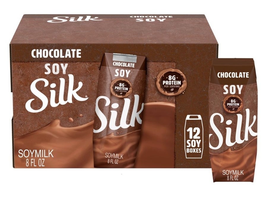 the chocolate soy silk packaging